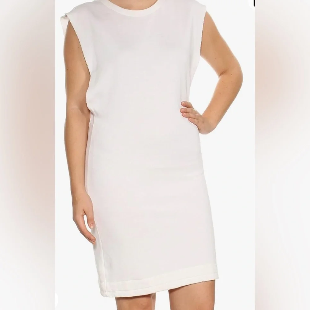 Free People White Britt‎ Cut out cotton cloth casual dress size medium